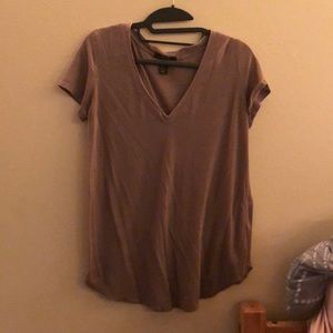 Forever 21 V-neck T-shirt.
